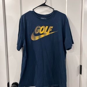 Nike Golf Modern Fit Tee in Navy